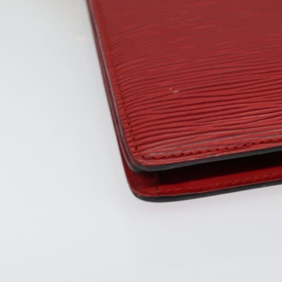 Authentic LOUIS VUITTON Epi Capuchin Shoulder Bag Red M52347 LV - Picture 6 of 16